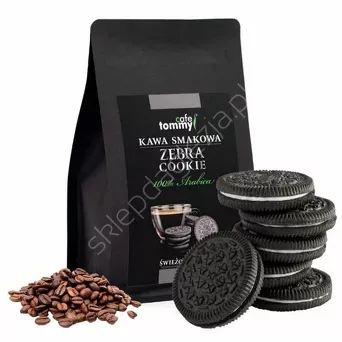 Kawa ziarnista smakowa Zebra Cookie 250g
