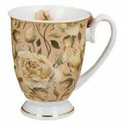 Kubek English Roses Cream Golden Line