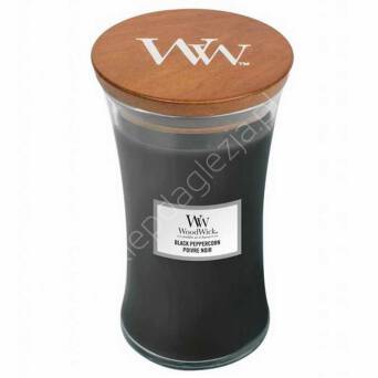 Świeca Wood Wick duża Black Peppercorn
