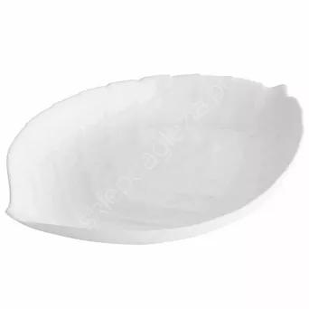Półmisek liść biały 25,5x17,5cm