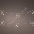 Girlanda Śnieżynki 240cm 10 LED