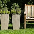 Doniczka FINEZJA 300*300 rattan grafit