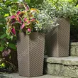 Doniczka FINEZJA 300*300 rattan grafit