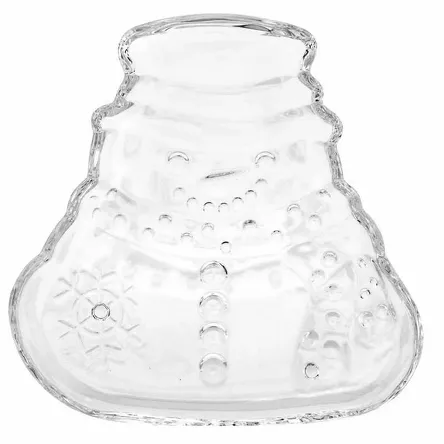 Talerz szklany Bałwan 16,5x2,5cm