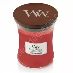 Świeca Wood Wick średnia Crimson Berries