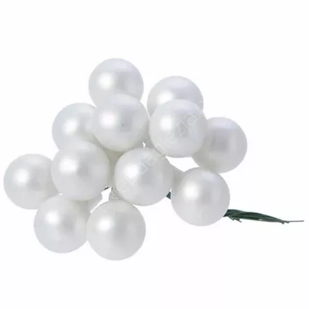 Pik bombka 20mm biały mat