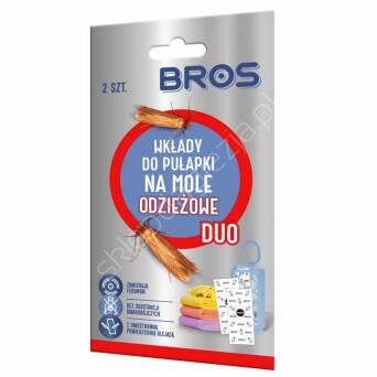 BROS Wkład pułapki na mole odzieżowe Duo 