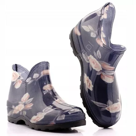 Buty Gumowce BGP-4/2 damskie kwiaty roz. 37