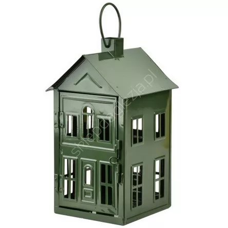 Lampion domek Roger 14,8x14,3x26,8cm