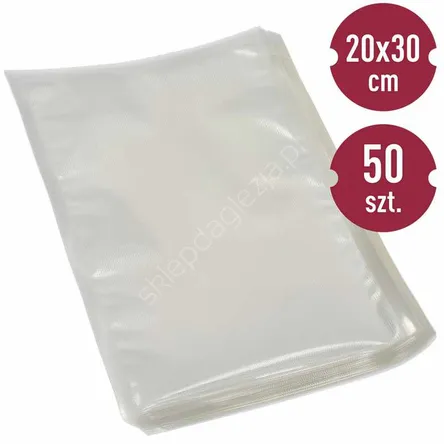 Worki moletowane do zgrzewarki próżniowej 20*30