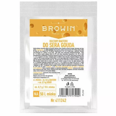 Kultury bakteryjne do sera gouda