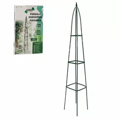 Pergola ogrodowa metalowa piramida 31x31x200cm