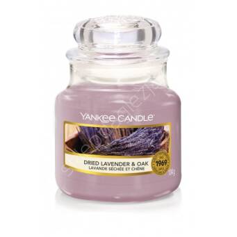 Świeca Yankee Candle Słoik mały Dried Lavander&Oak