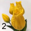 tulipan gumowy bukiet, sztuczne kwiaty jak żywe, sztuczne kwiaty w wazonie