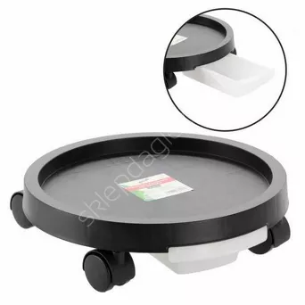 Podstawka pod doniczkę na kółkach fi 28cm