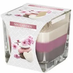 Świeca Bispol szkło Kwadrat 3-war.80-254 Ogród Sp