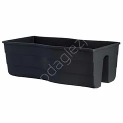 Doniczka Form balustradowa fala 60 Czarna