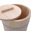 Beczka drewniana z pokrywką 15L