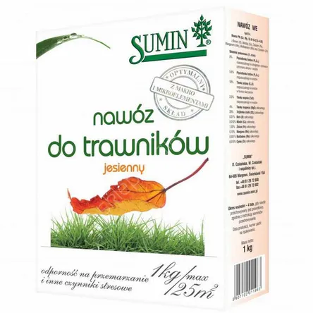 Nawóz Sumin jesienny do trawników 1kg