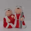 Swięta rodzina ceramiczna figurka  6,5cm