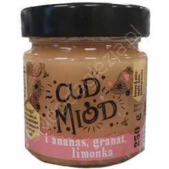 Miód 0,25kg ananas, granat i limonka Cud Miód