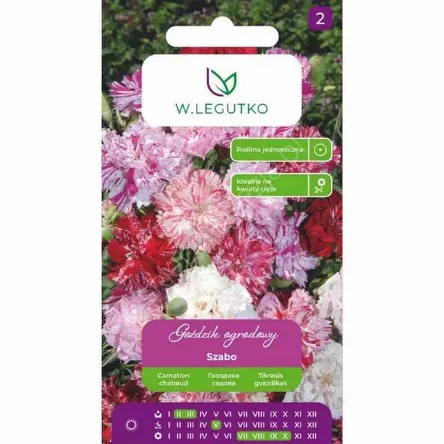 Goździk ogrodowy Szabo mieszanka pstra 0,2g L