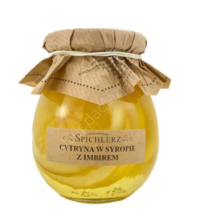 Syrop Cytryna w syropie z imbirem 260g Spichlerz