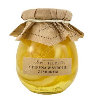 Symbol Smaku Cytryna w syropie z imbirem 260g 