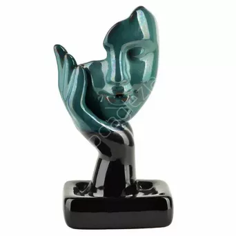 Kominek na olejek zapachowy BACKFLOW Twarz 8x5x17cm