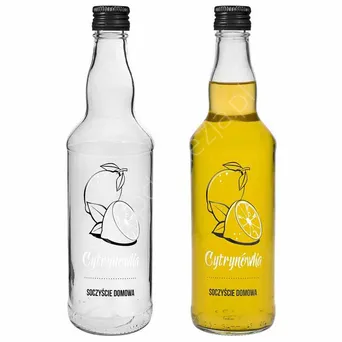 Butelka 0,5l z nadrukiem Cytrynówka