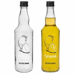 Butelka 0,5l z nadrukiem Cytrynówka
