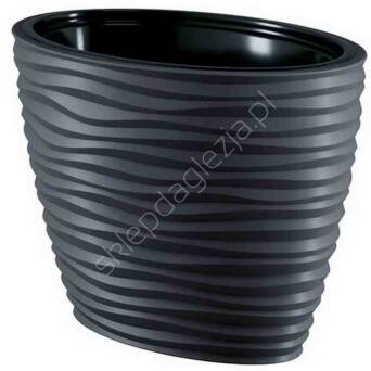 Doniczka Form Sahara Dunes Elipsa 40 Antracyt