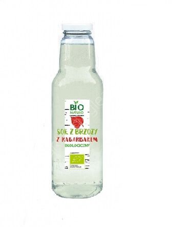 Sok z brzozy z rabarbarem 0,75l Bionaturo