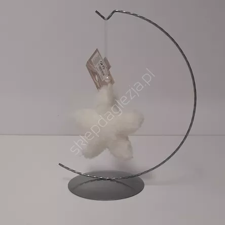 Zawieszka gwiazdka futro 11x5cm