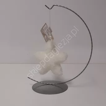Zawieszka gwiazdka futro 11x5cm