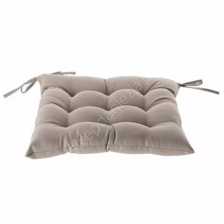 Poduszka na krzesło 40x40x5cm NATURALNA