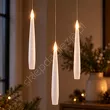 Świeczka LED wiszące 10 szt. z różdżką 1,5x15,5cm