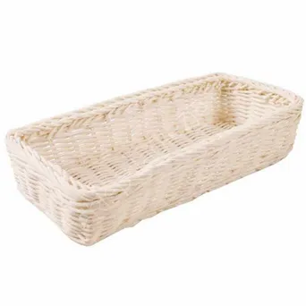 Wiklina Koszyk rattan 26x11x6cm biały