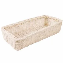 Wiklina Koszyk rattan 26x11x6cm biały