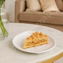 Półmisek liść biały 19x14cm