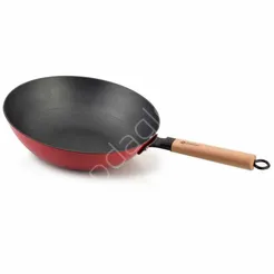 Patelnia żeliwna Wok 30xh8,5x52,5cm