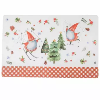 Mata na stół Zimowe Skrzaty 28x43cm