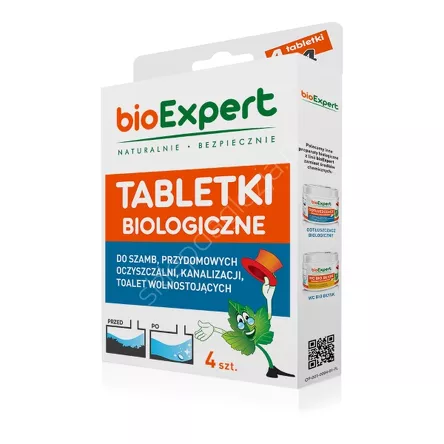 Tabletki biologiczne bioExpert 4 sztuki 