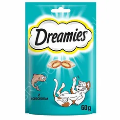 Dreamies z łososiem 60g 