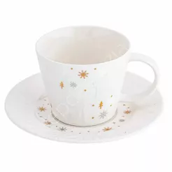 Filiżanka świąteczna Zimowy Blask ze spodkiem 240ml