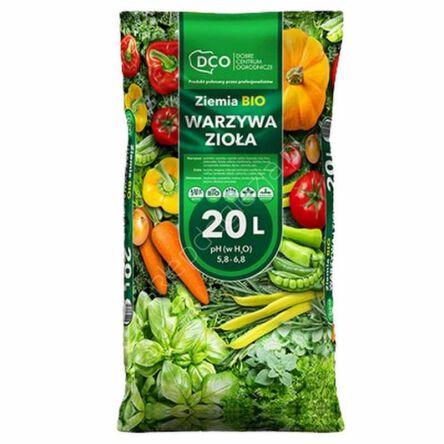 Ziemia 20l do warzyw i ziół BIO DCO