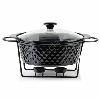 Naczynie ceramiczne Modern z podgrzewaczem 2,3L