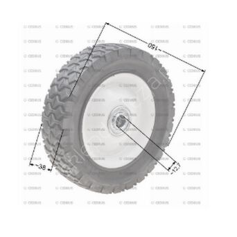 Koło uniwersalne 150mm metalowe łożyskowane
