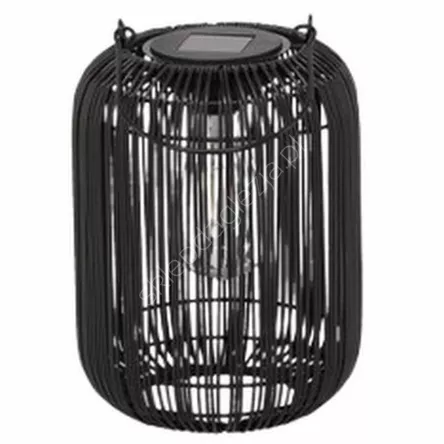 Lampion solarny czarny 24cm