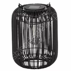 Lampion solarny czarny 24cm